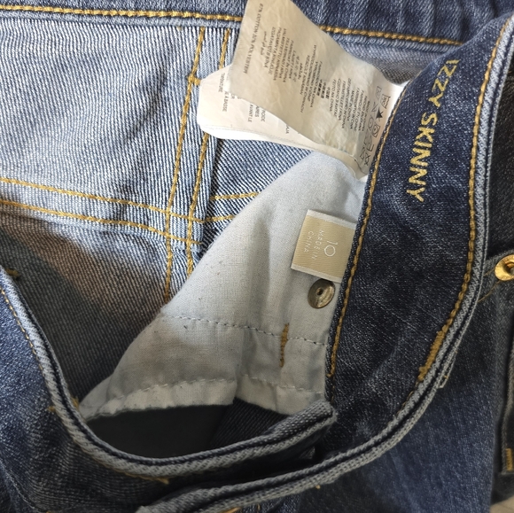 Michael Kors Izzy Skinny Jeans Denim Sz 10 - Picture 4 of 4